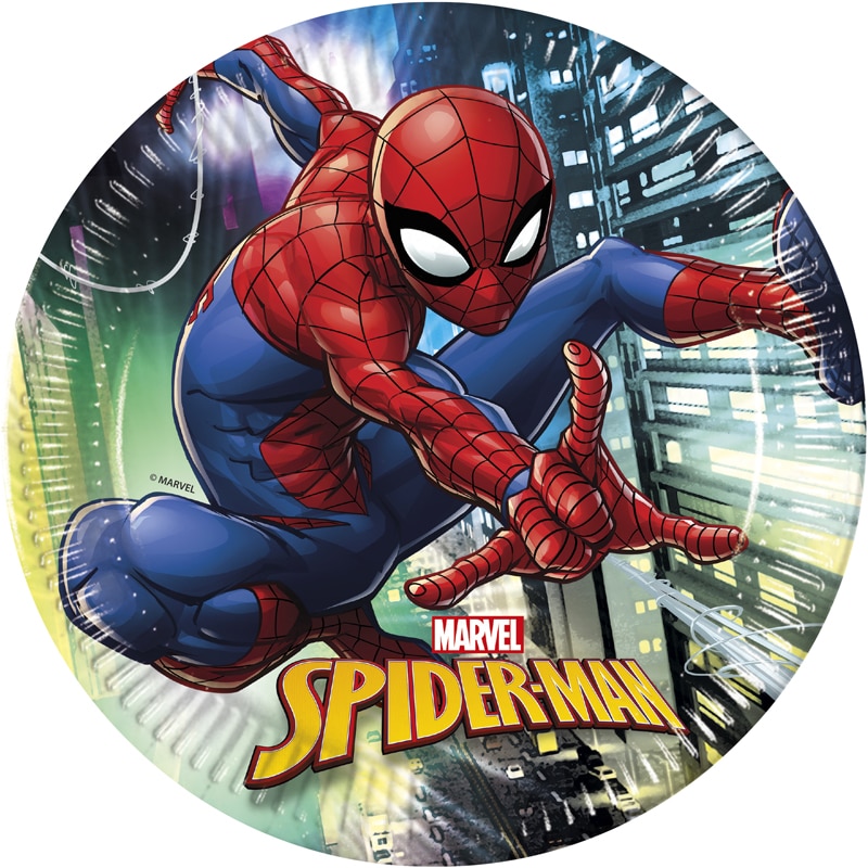 Spiderman Team Up - Tallrikar 8-pack