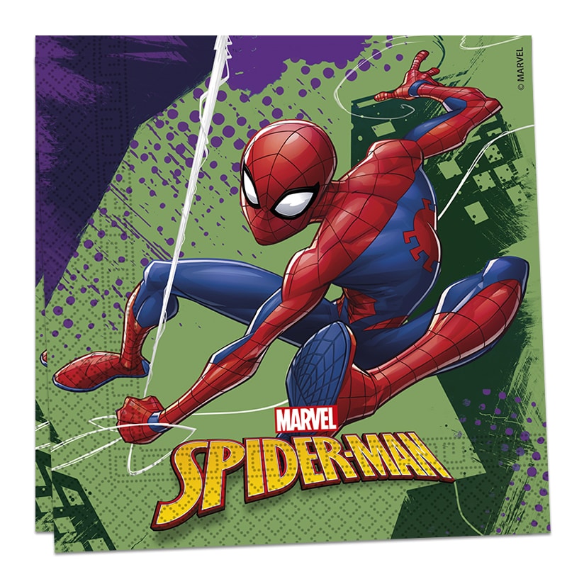 Spiderman Team Up - Servetter 20-pack