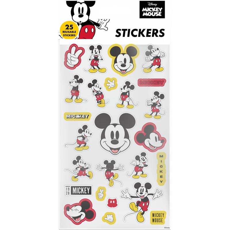Musse Pigg Klistermärken 25-pack