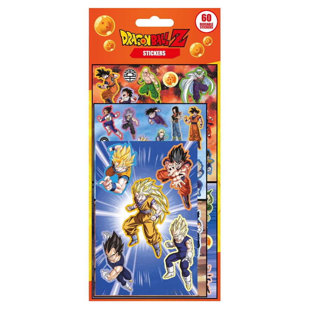 Dragon Ball Klistermärken 60-pack