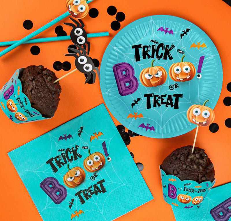 Boo Trick or Treat - Tallrikar 6-pack