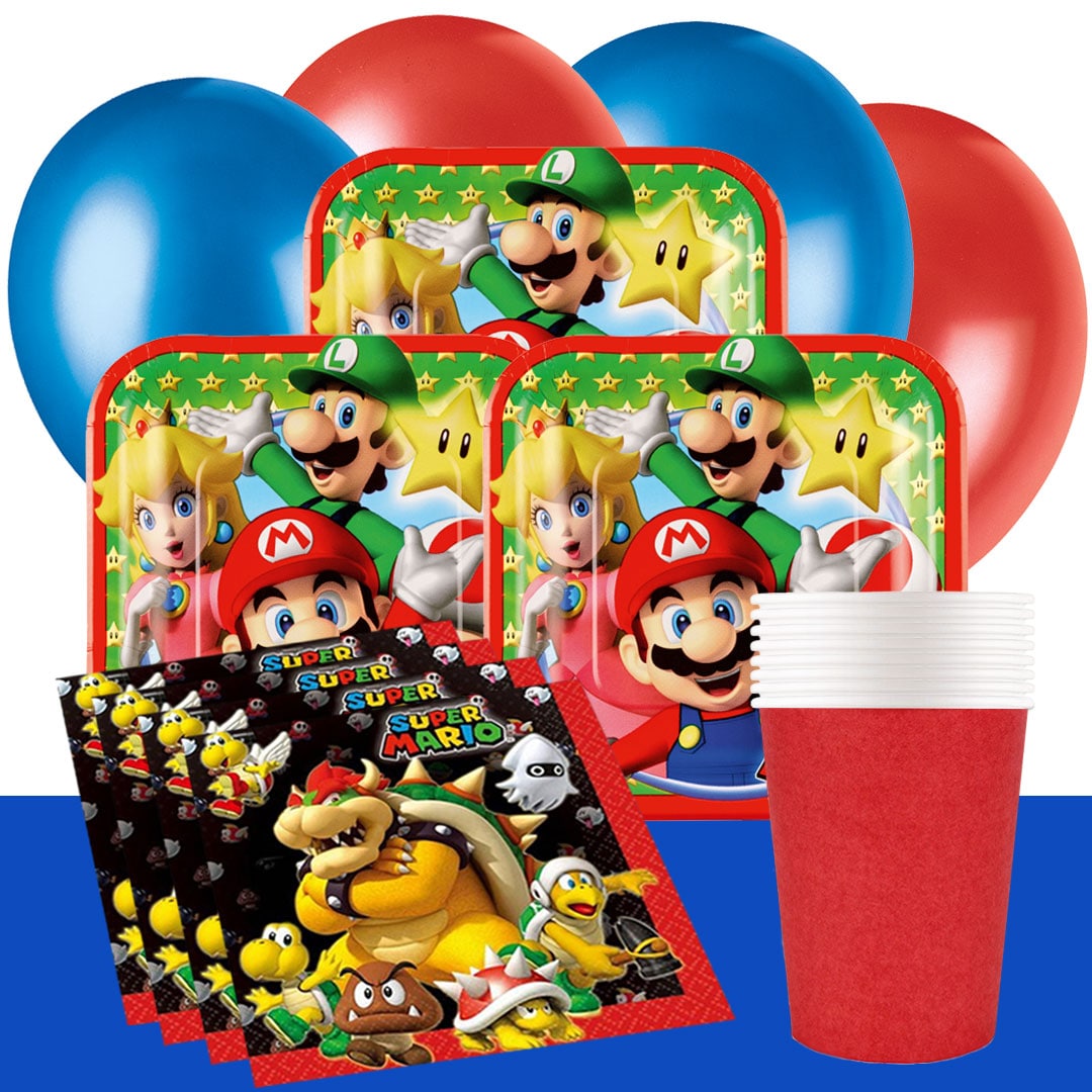 Super Mario - Kalaspaket 8-24 personer