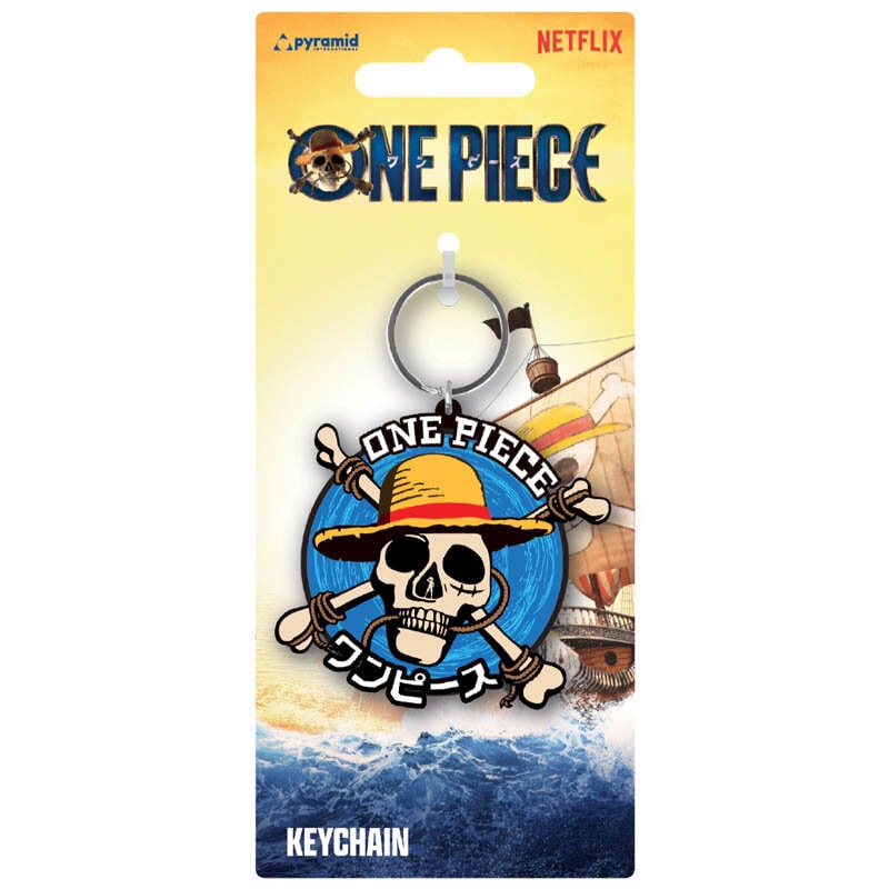 One Piece Nyckelring Straw Hat Crew Icon