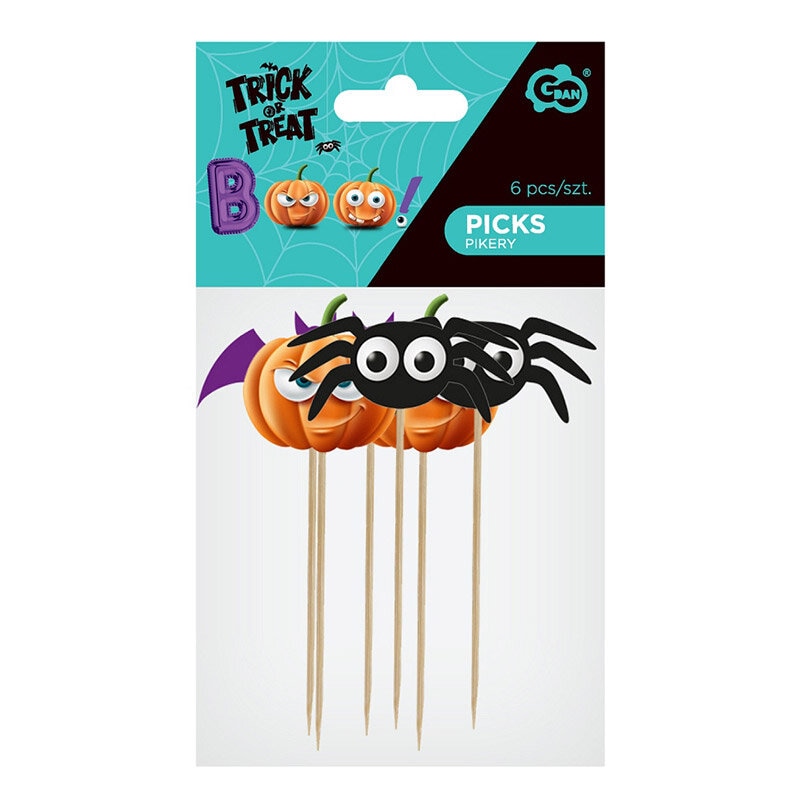 Boo Trick or Treat - Cake Toppers 6-pack