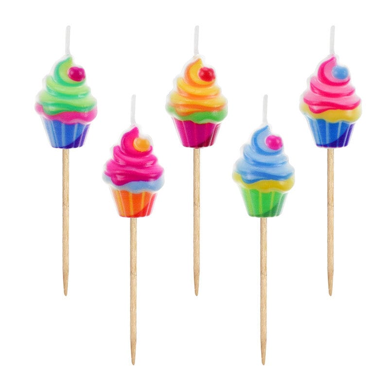 Tårtljus Picks - Cupcakes 5-pack