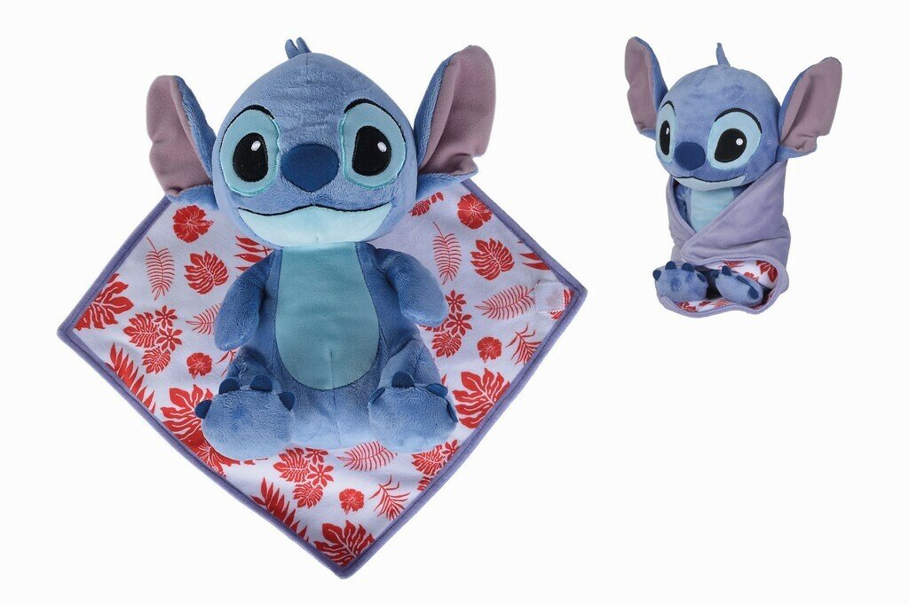 Disney - Gosedjur Stitch med filt 25 cm