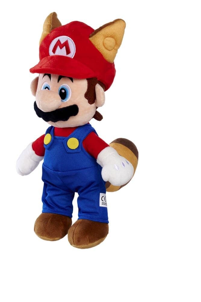 Super Mario Gosedjur Tanooki Mario 30 cm