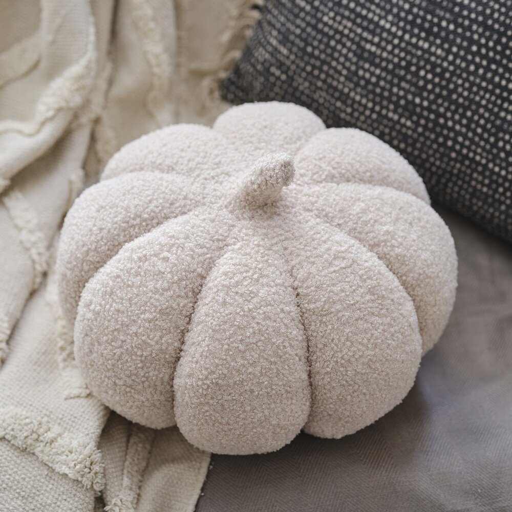 Pumpa i textil - Beige 35 cm