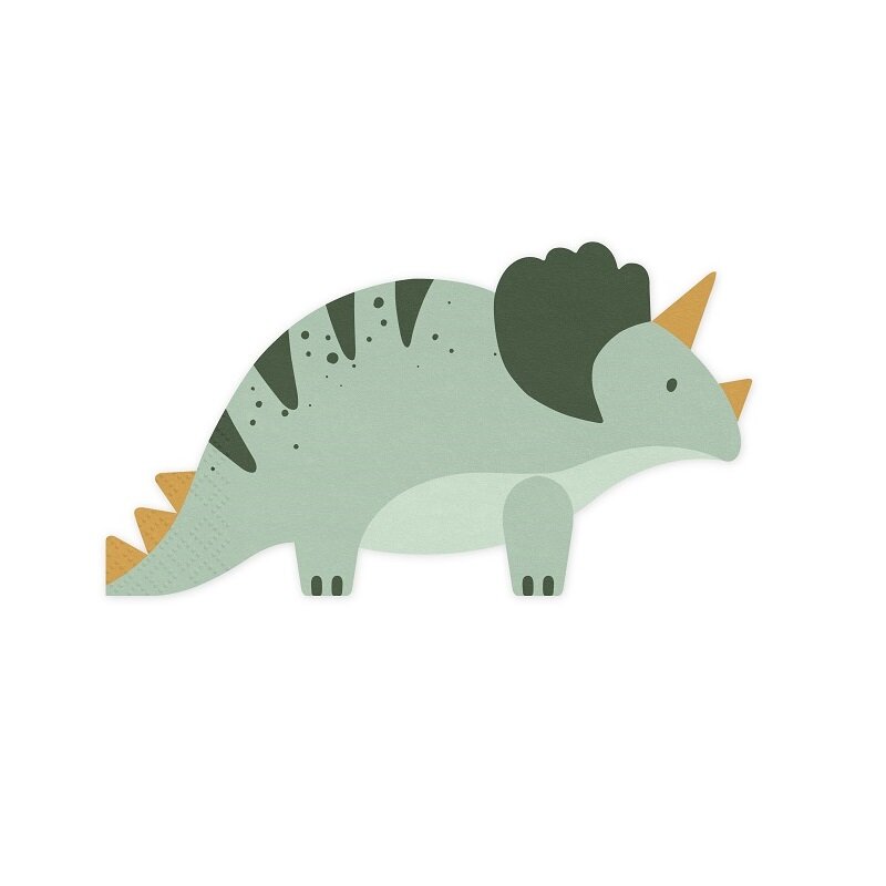 Servetter - Dinosaurie Triceratops 12-pack