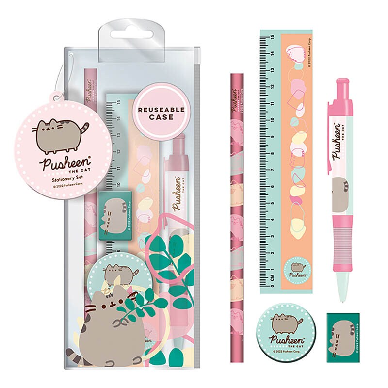 Pusheen Skolset 5 delar
