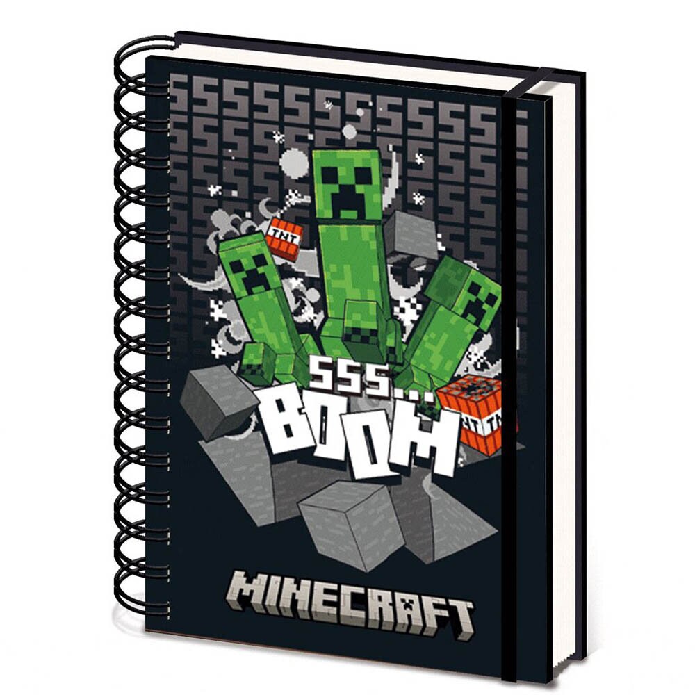 Minecraft 3D Anteckningsbok A5