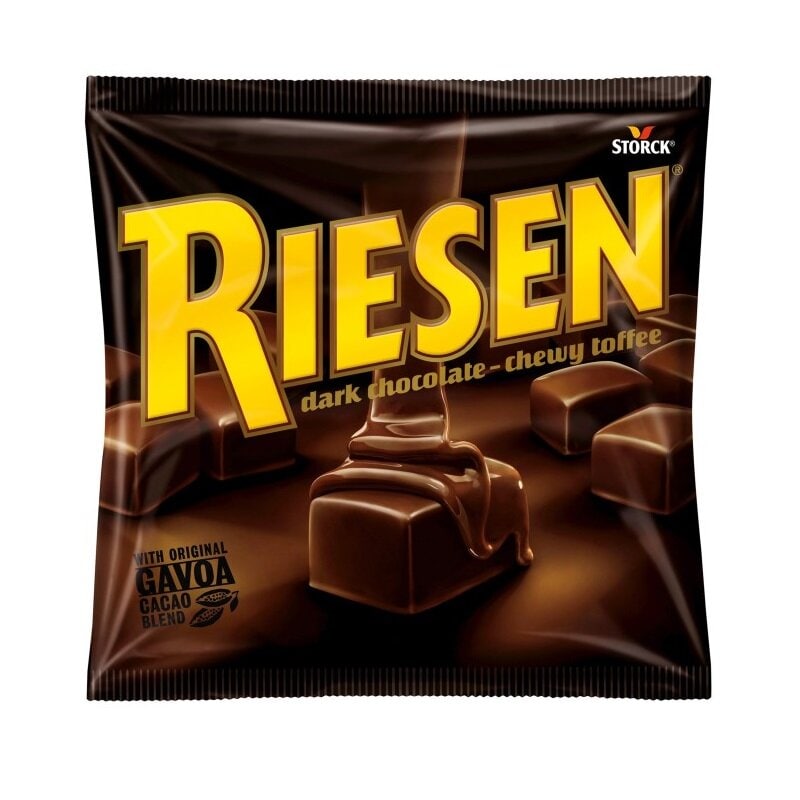 Riesen Dark Chocolate Toffee 150 gram