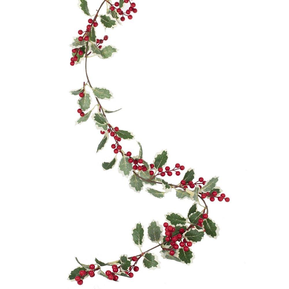 Blomstergirlang Järnek med röda bär 180 cm