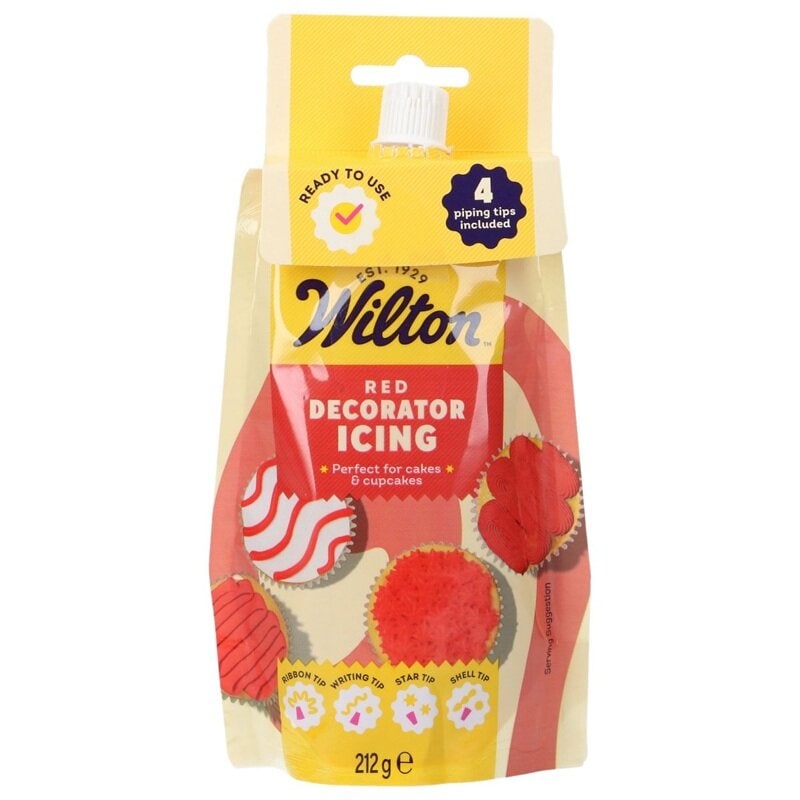 Wilton Röd Glasyr 212 gram