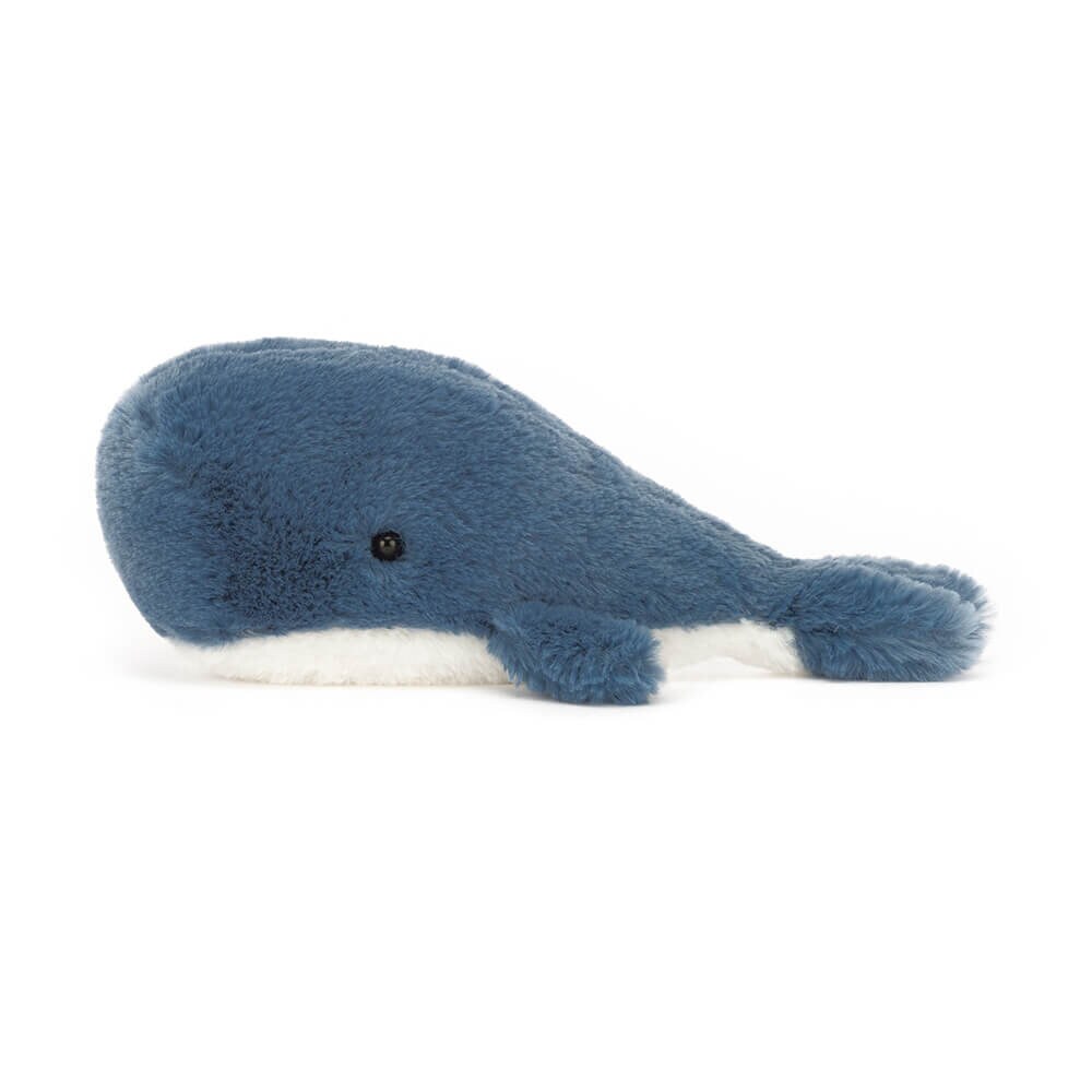 Jellycat - Mörkblå val 15 cm