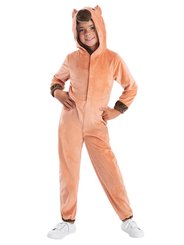 Capybara Maskeraddräkt 7-9 år