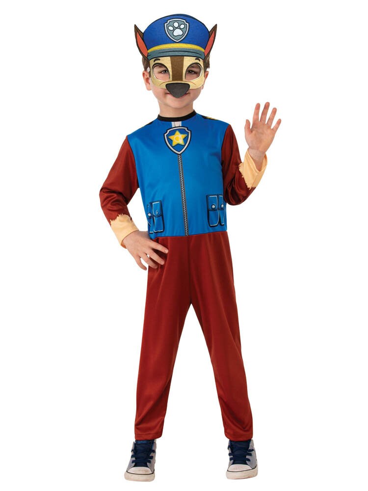 Paw Patrol Chase Maskeraddräkt 5-6 år
