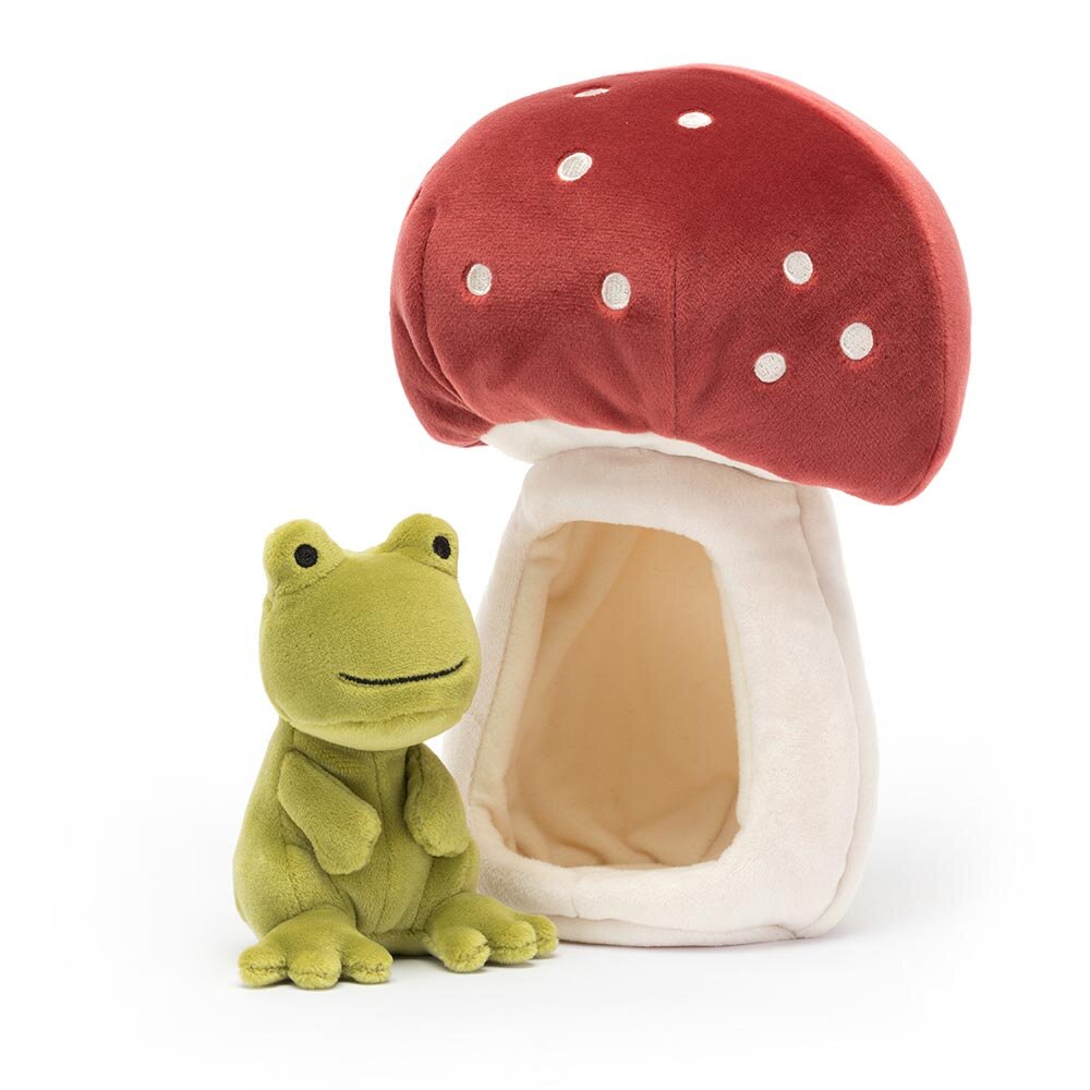 Jellycat - Groda i svamphus 21 cm