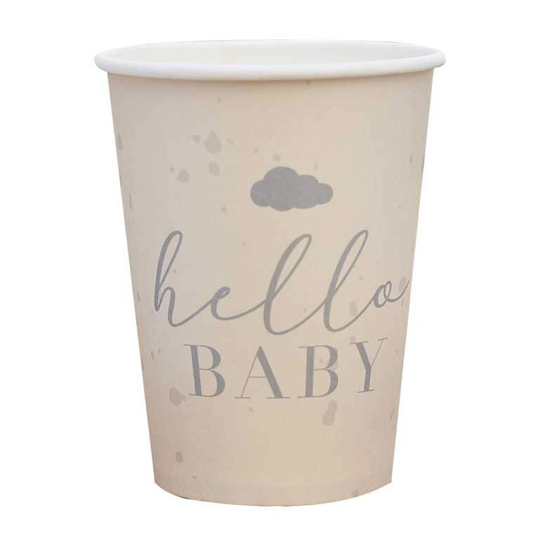 Hello Baby - Pappmuggar 8-pack