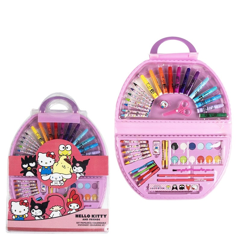 Hello Kitty - Rit och Målarset 50 delar
