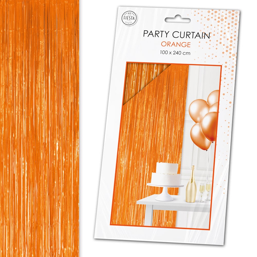 Backdrop Draperi Orange 100 x 240 cm