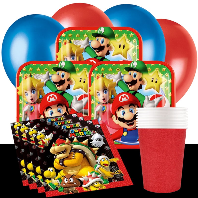 Super Mario - Kalaspaket 8-24 personer