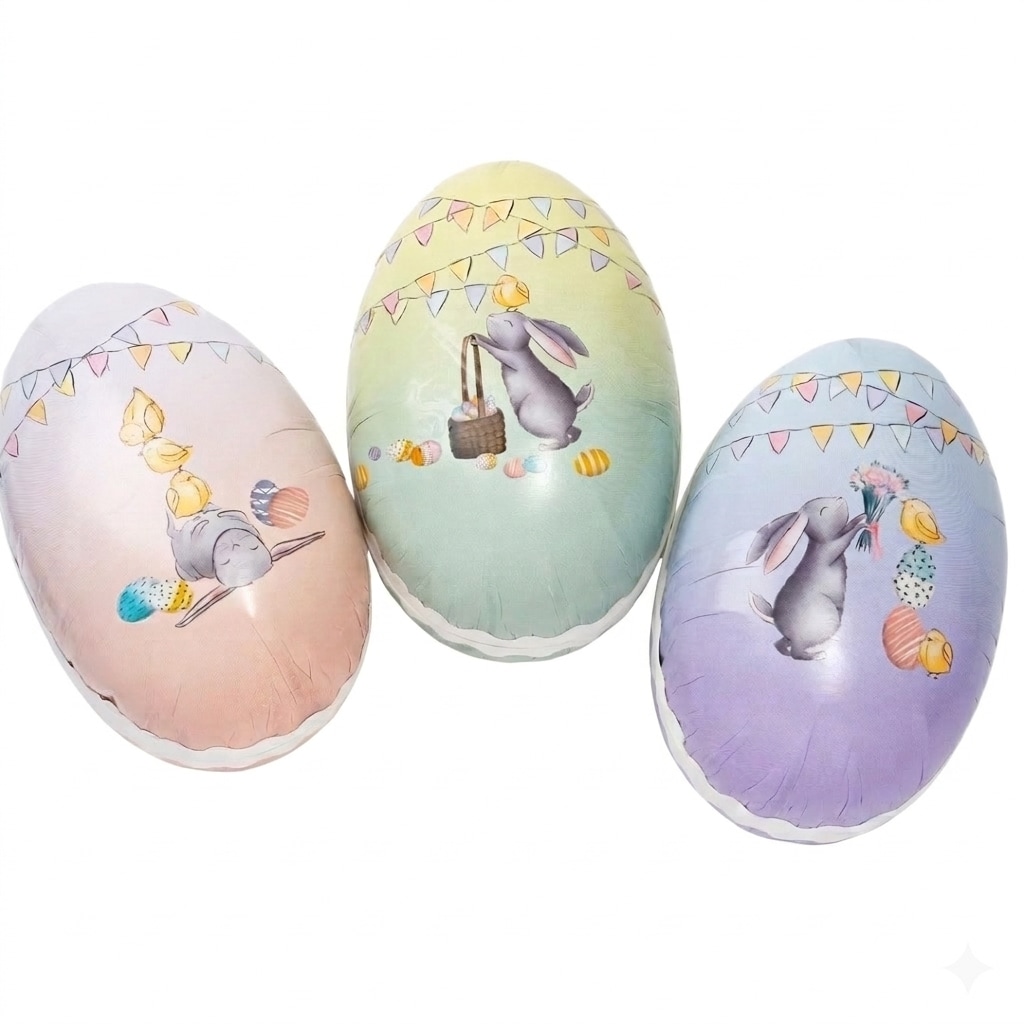 Påskägg i pastellfärger 15 cm