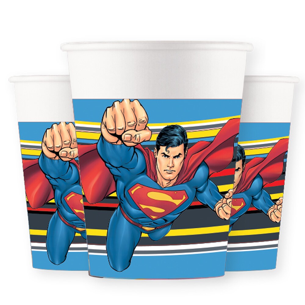 Superman - Pappmuggar 8-pack
