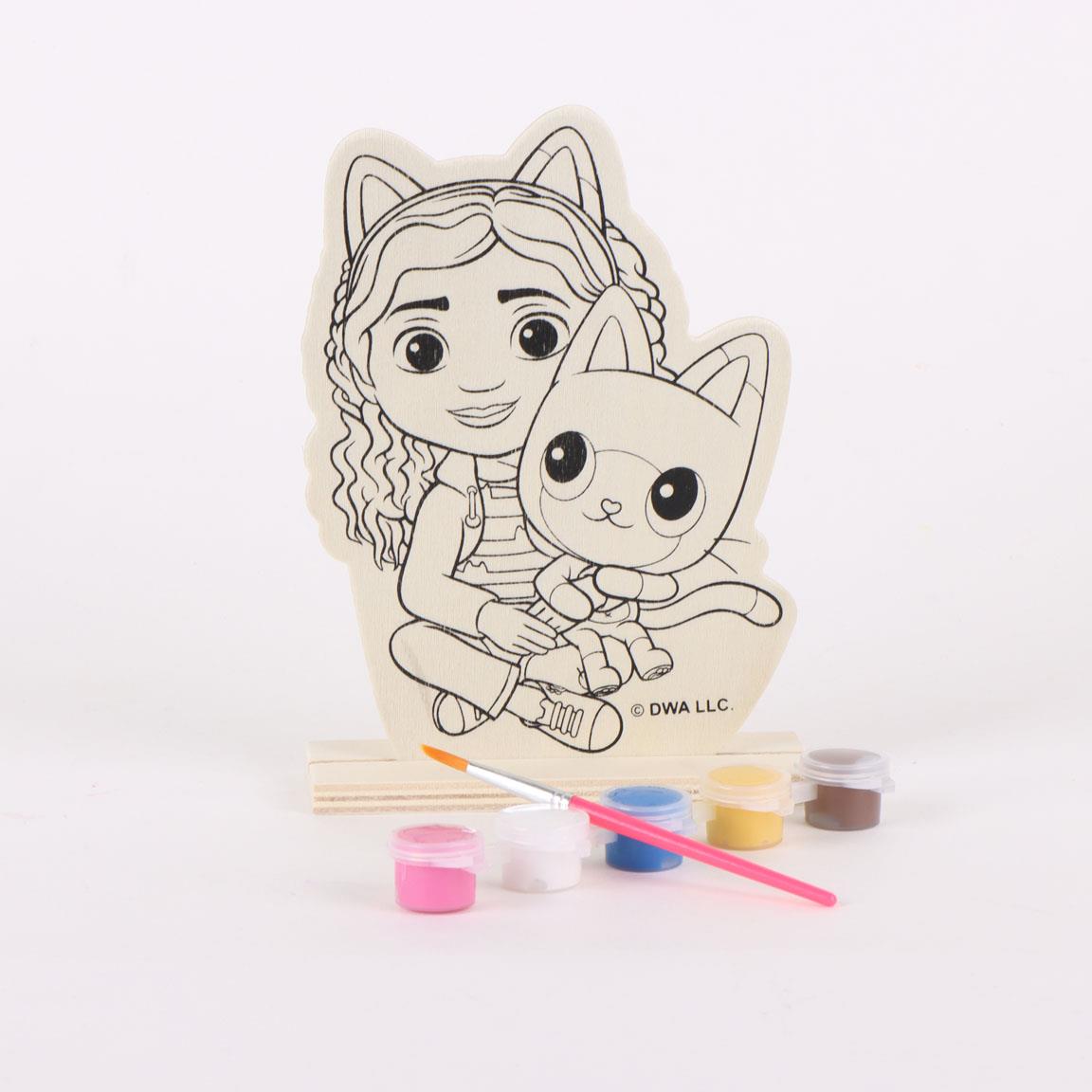 Gabby's Dollhouse - Träfigur att måla