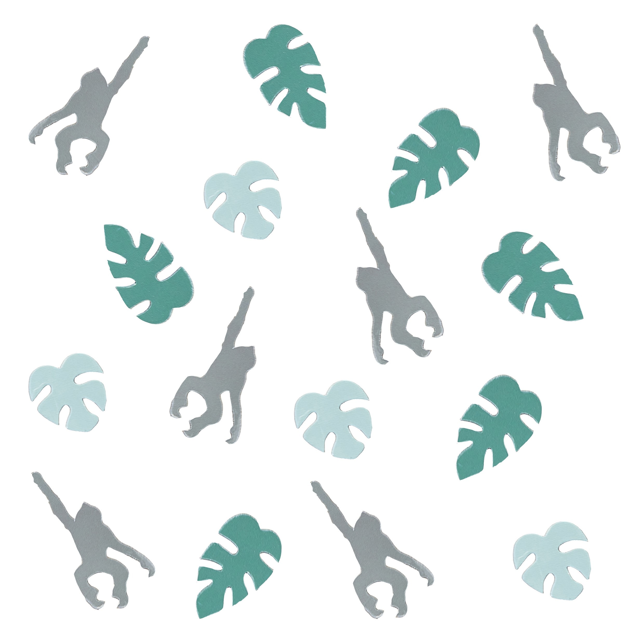 Let´s Go Wild - Konfetti av palmblad och apor