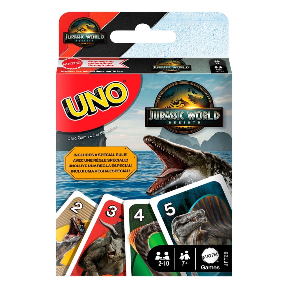 Jurassic World UNO Kortspel