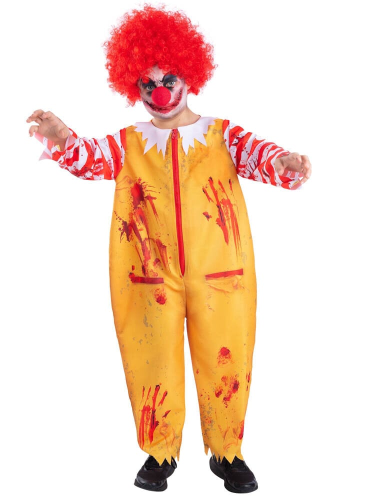 Zombie Clown Maskeraddräkt 7-9 år