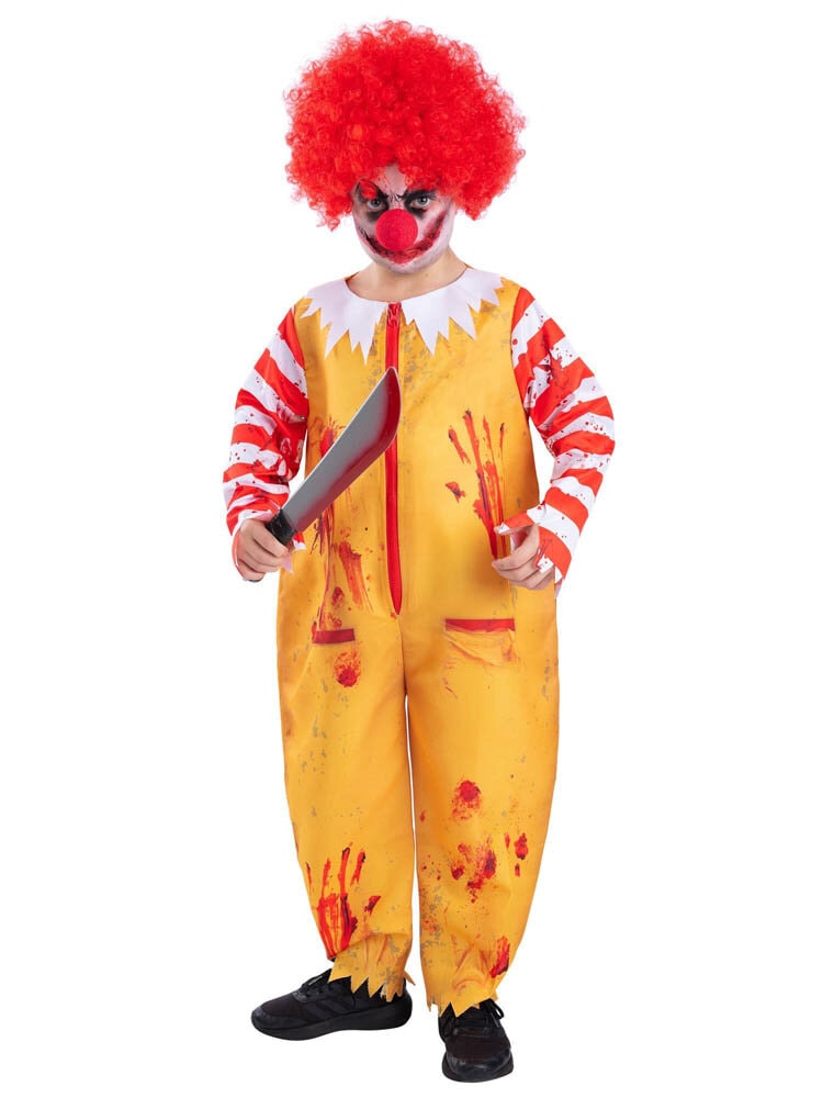Zombie Clown Maskeraddräkt 10-12 år