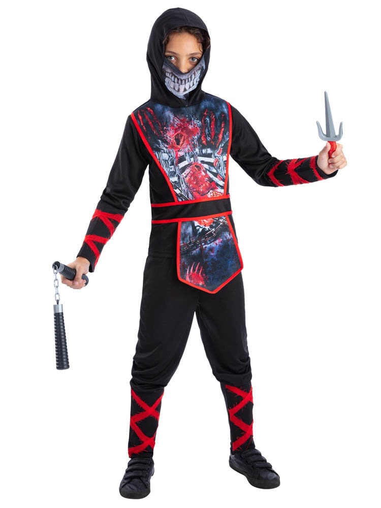 Zombie Ninja Maskeraddräkt 4-6 år